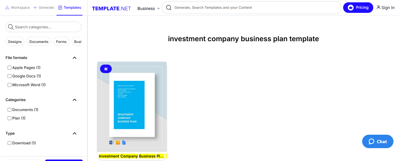 Template.net_investment_company_business_plan_template_search