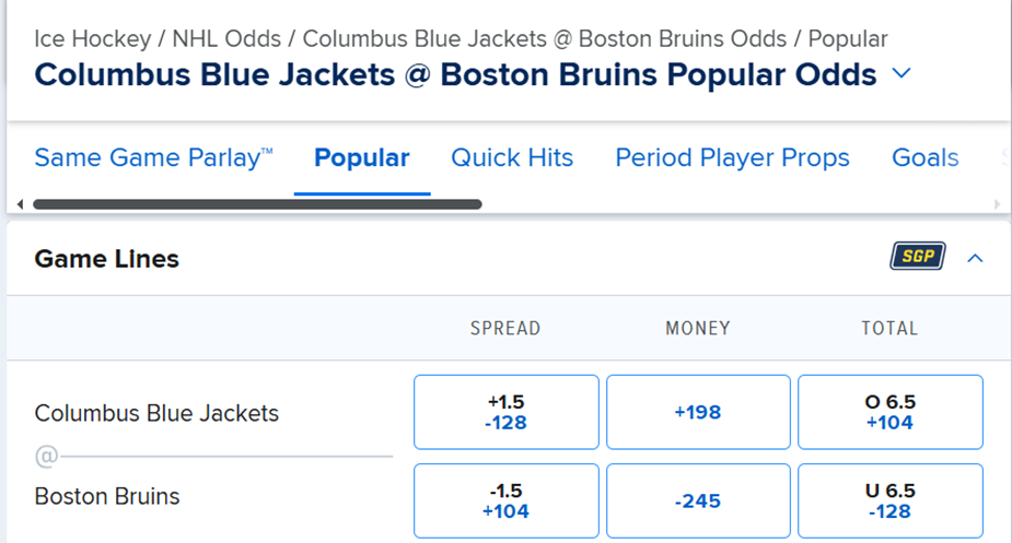 The structure of NHL games