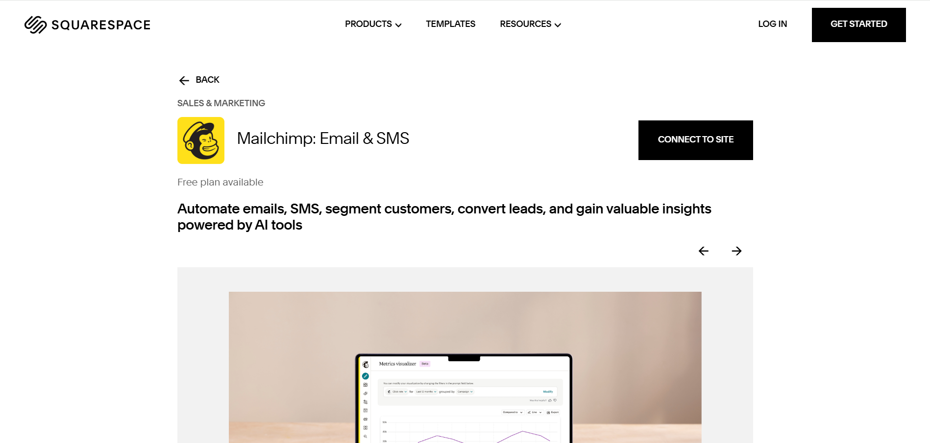 squarespace mailchimp