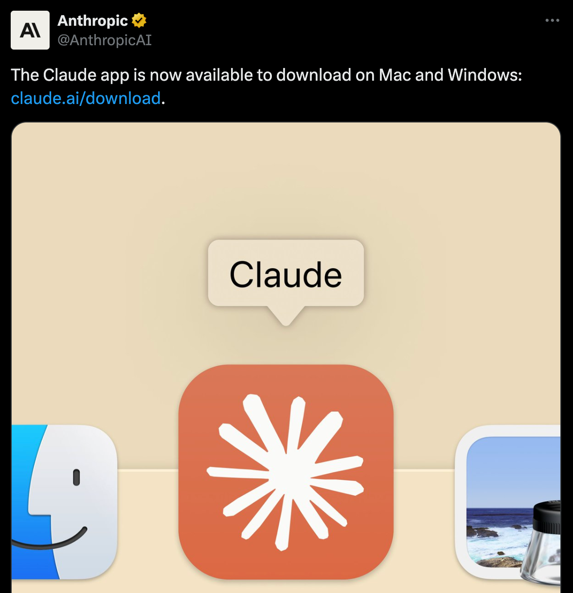 ClaudeAI tweet