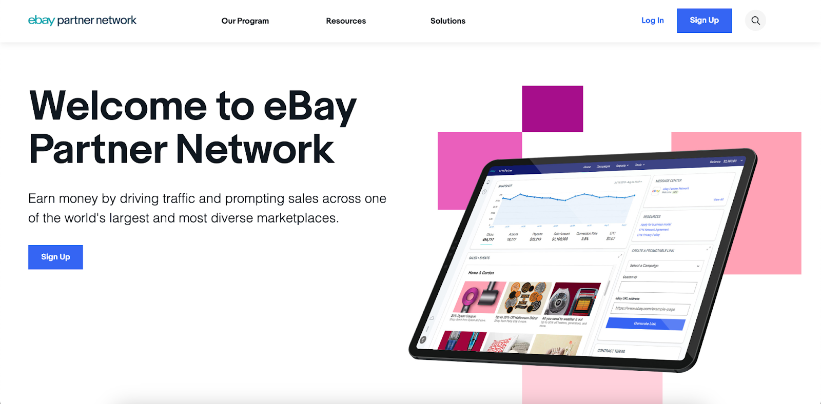 ebay partner network affiliates program