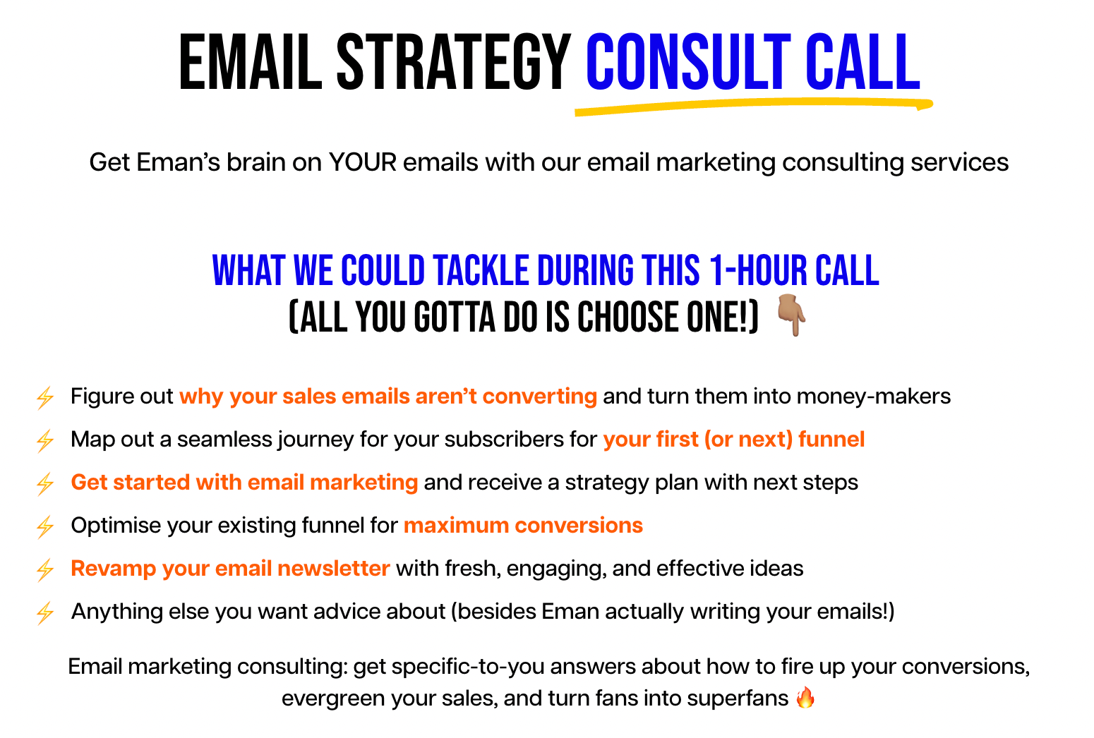 email consulting