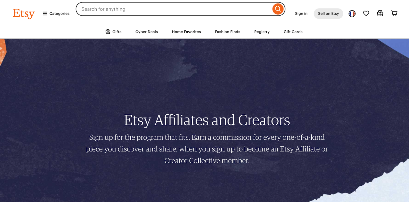 etsy affiliates program