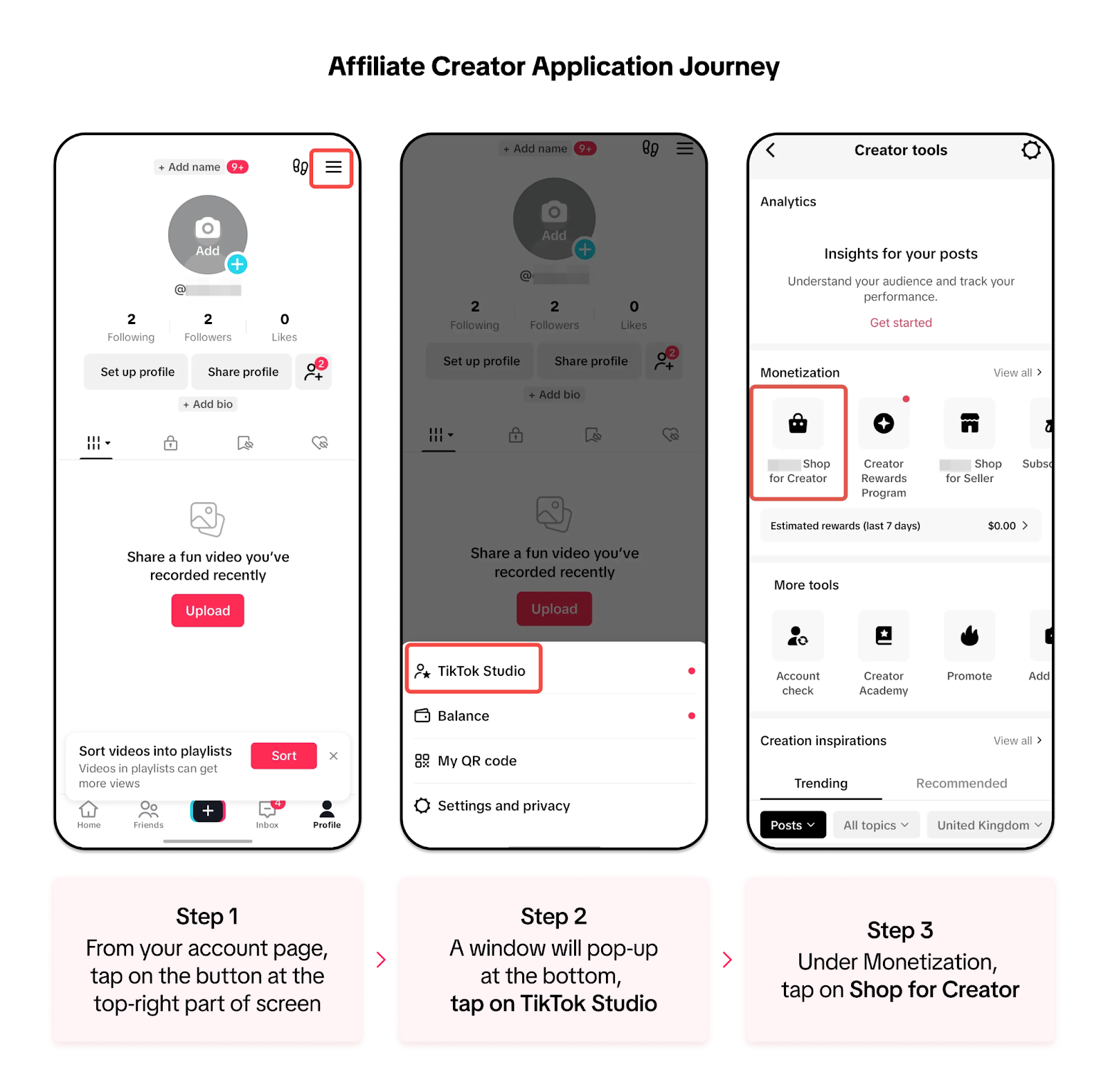 how to set up tiktok shop