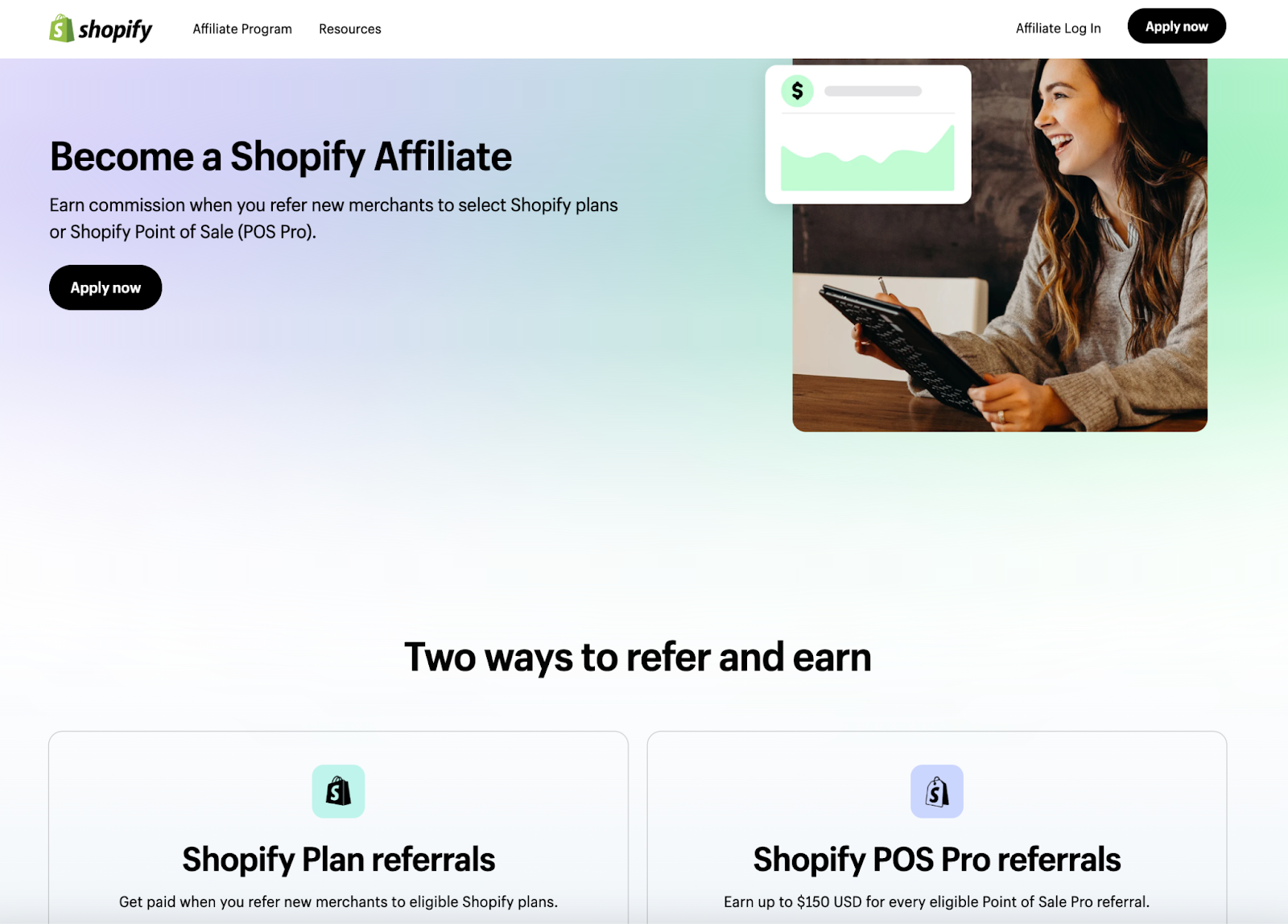 shopify affiliates program