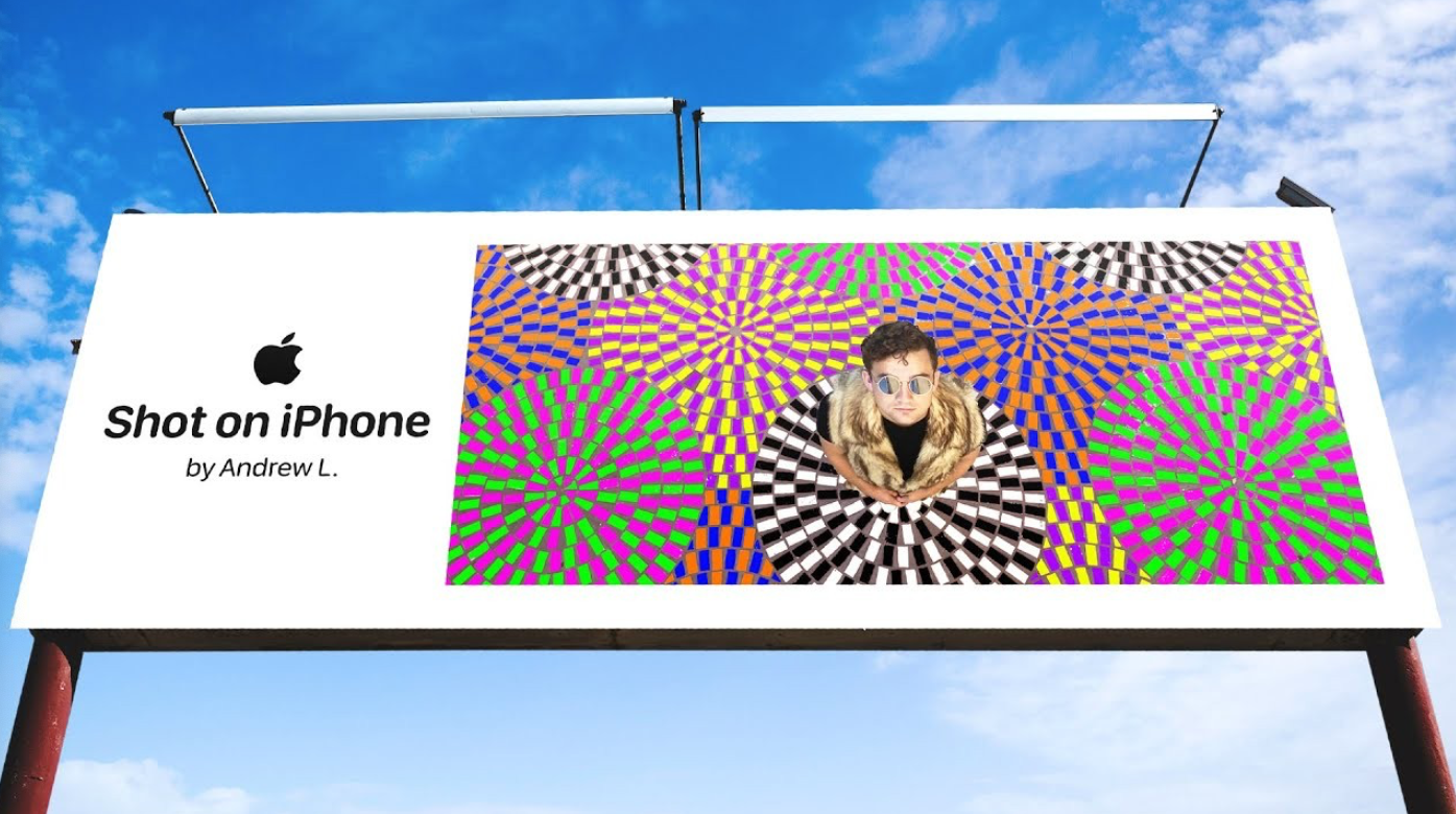 shot on iphone billboard