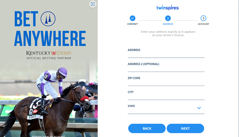 Twinspires sign up