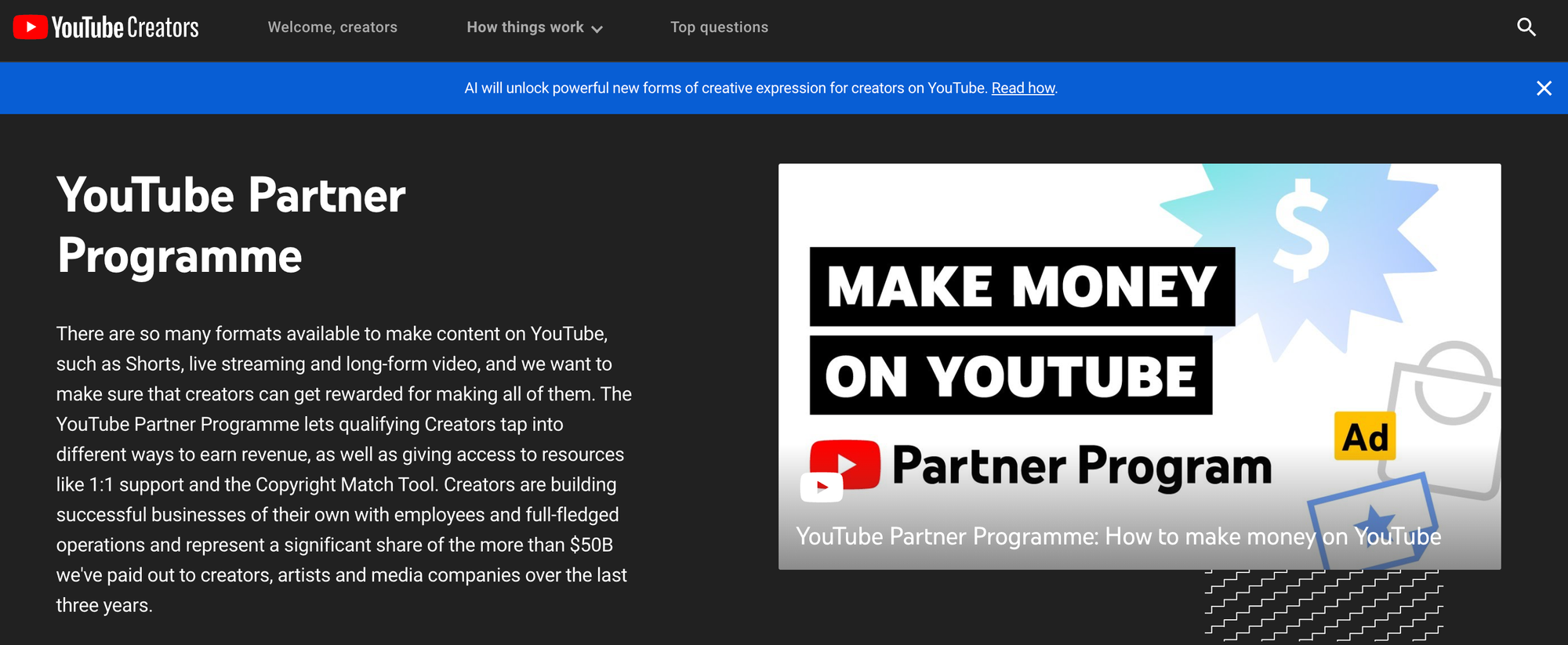 youtube partner