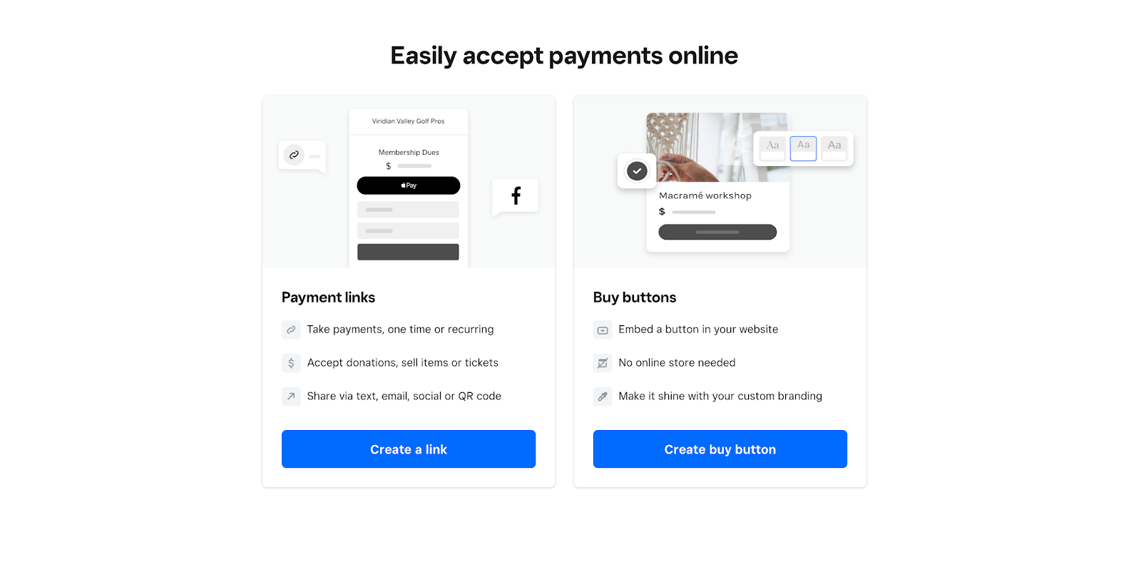 Accept payments