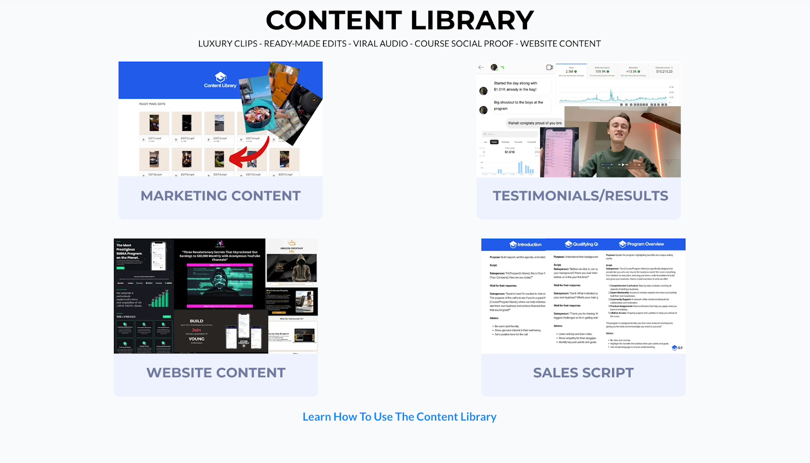 Content library