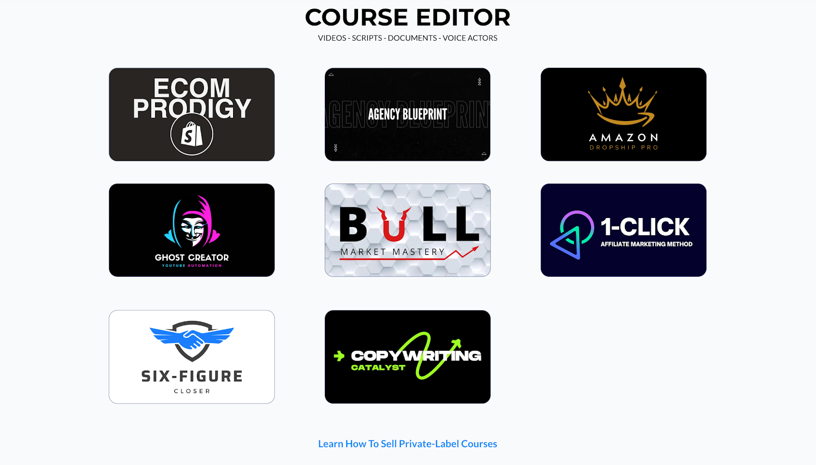 Course Editor