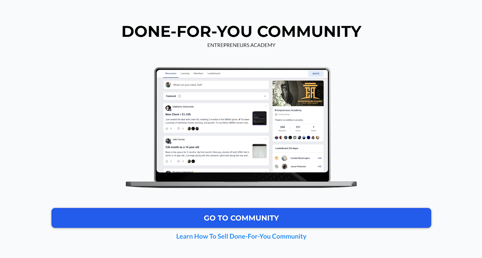 Done-for-your community