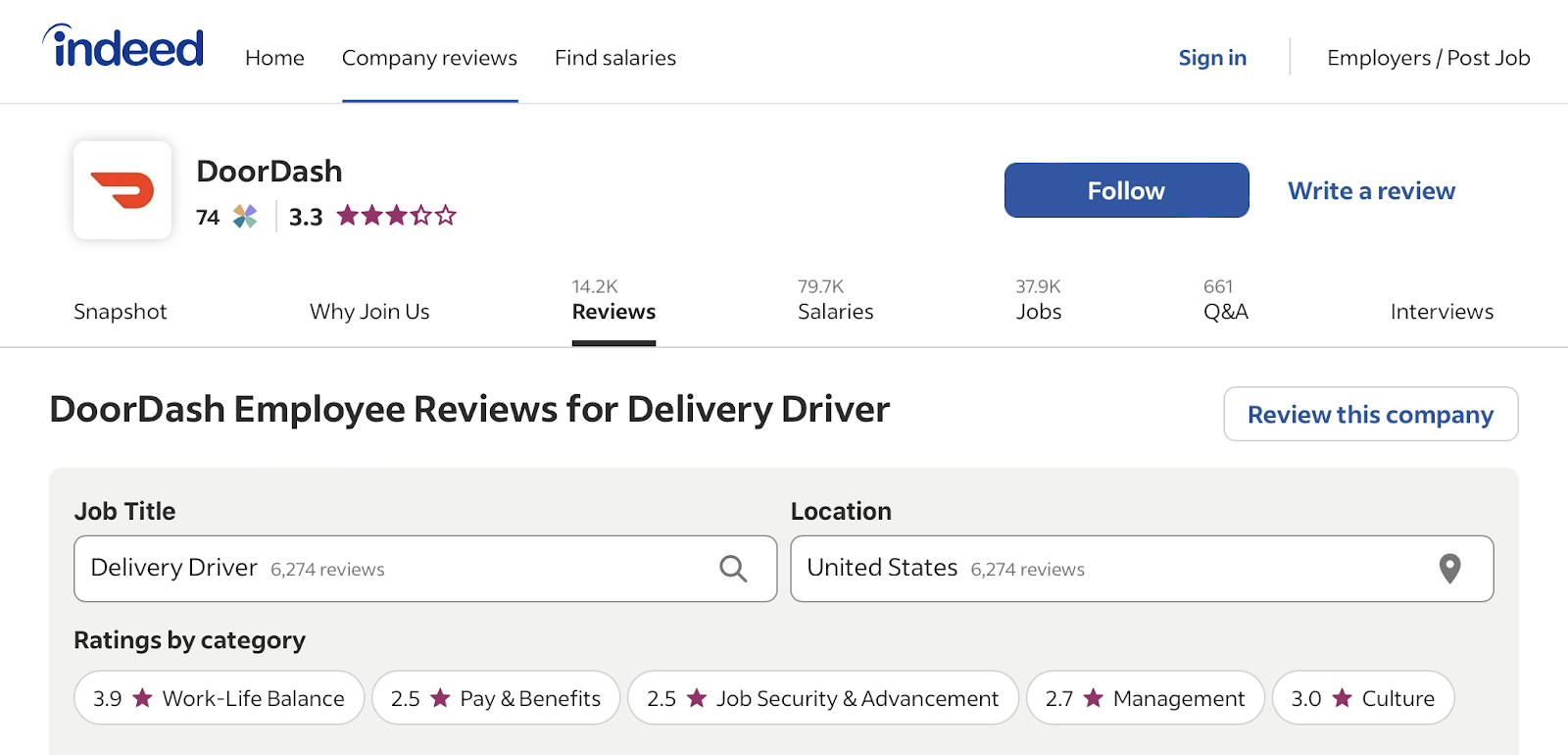 DoorDash Review