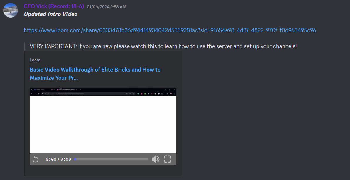 Elite Bricks discord