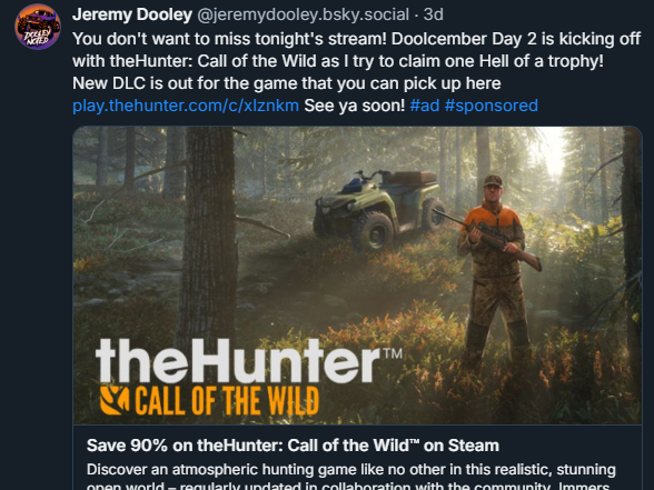 Jeremy Dooley x the Hunter