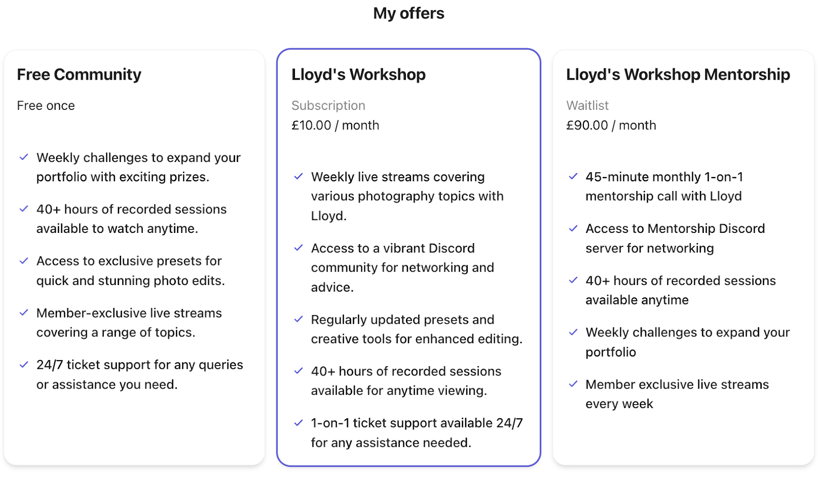 Lloyd's Workshop