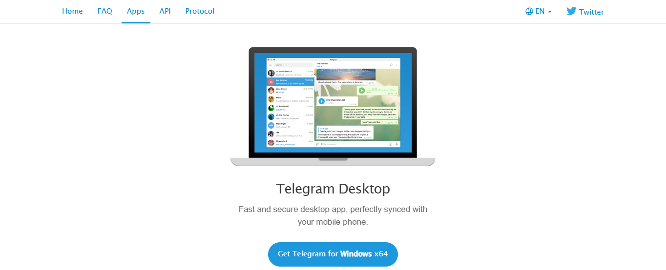 Telegram desktop