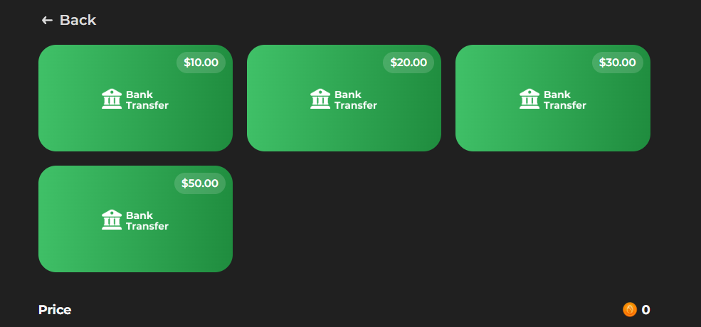 bank transfer