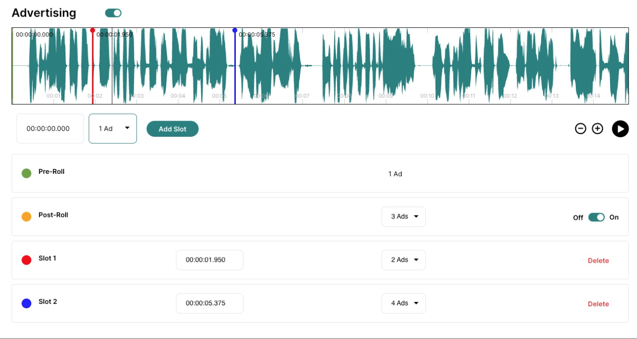 built-in recording studio on libsyn