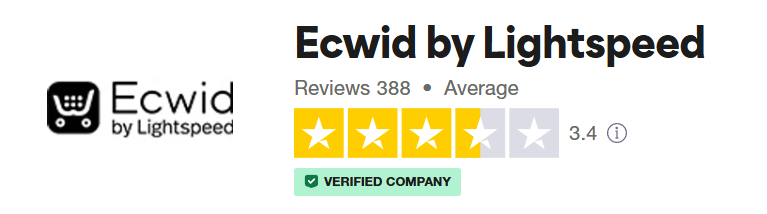 ecwid trustpilot score