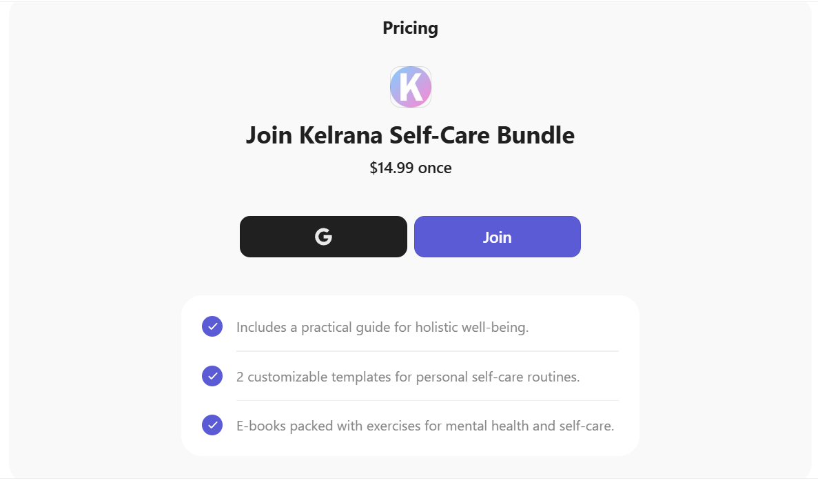 kelrana pricing