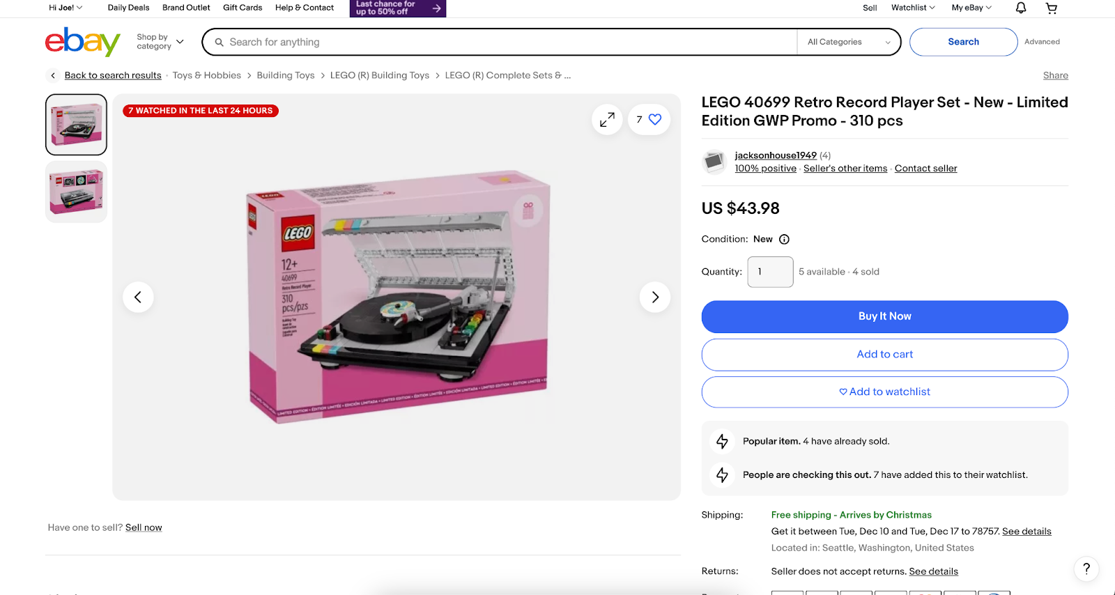 lego sets ebay