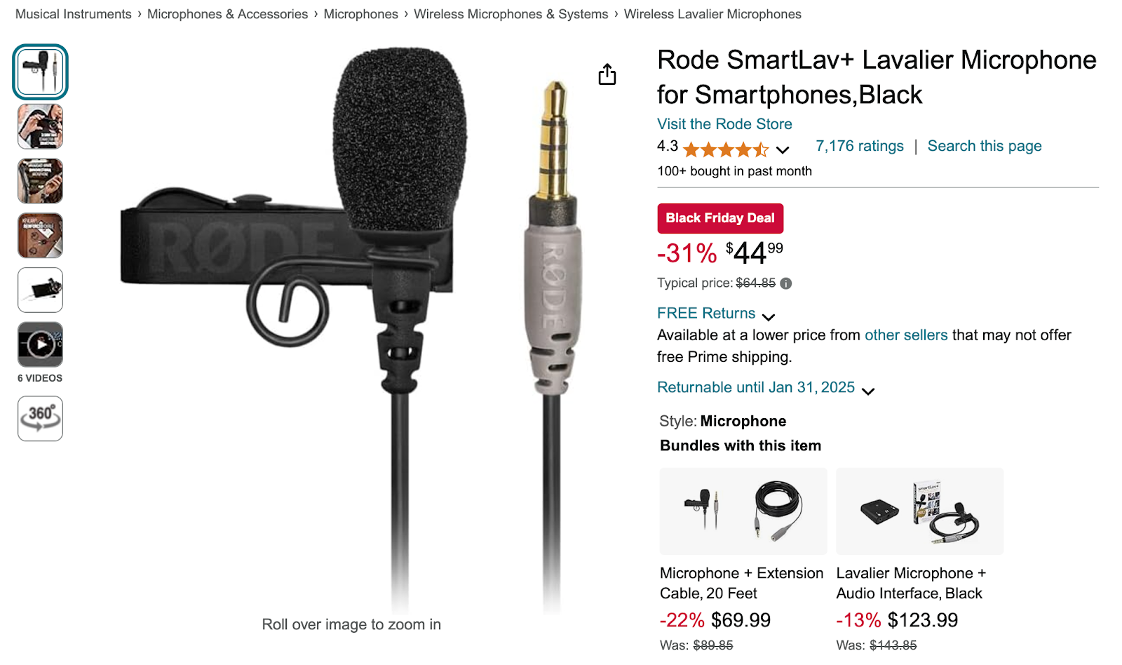 microphone screenshot amazon