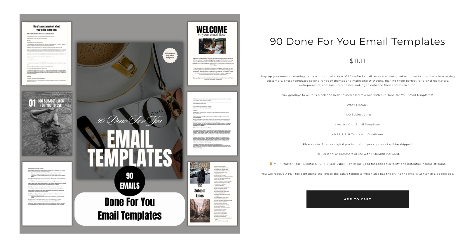 mrr email templates