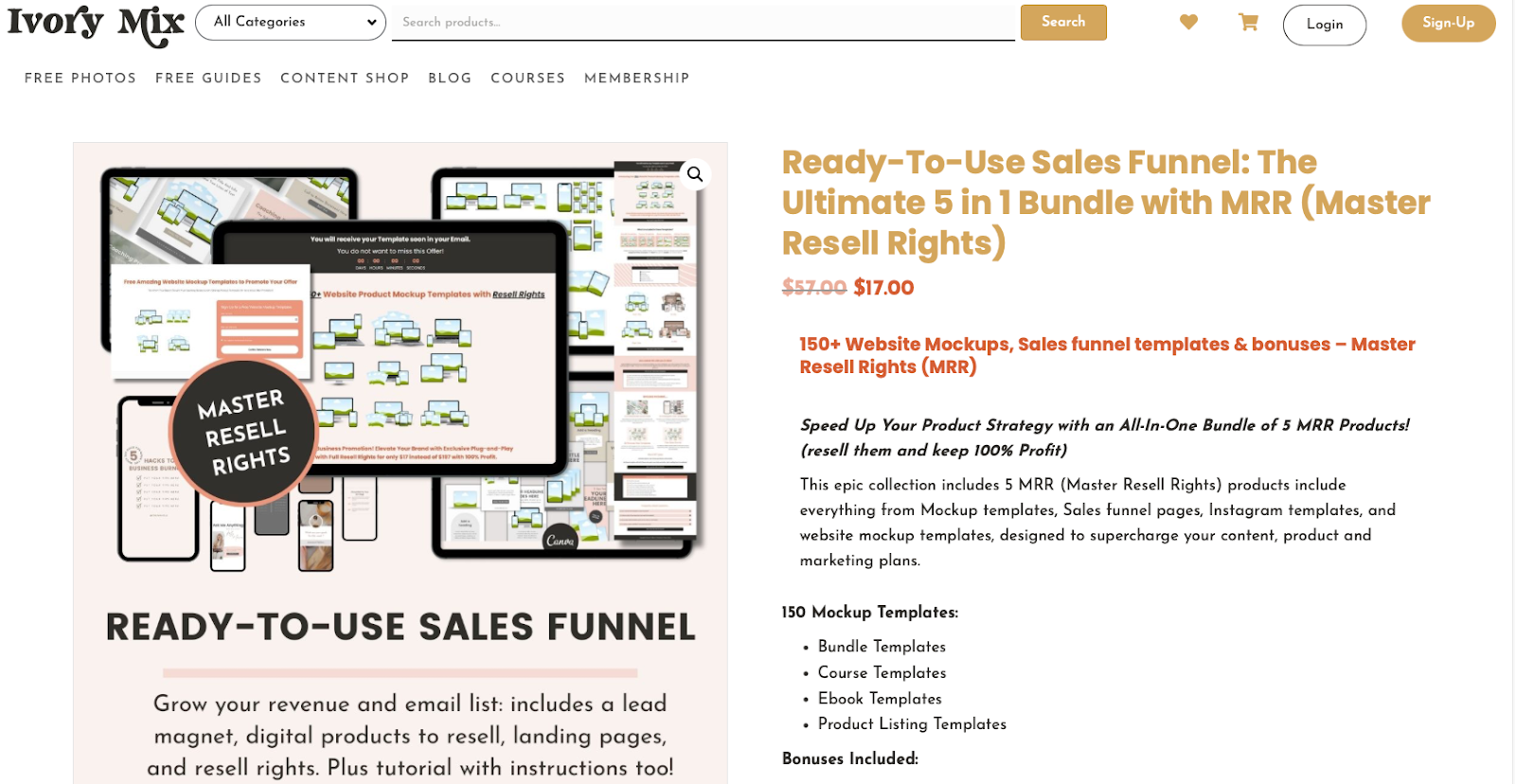 mrr sales funnels