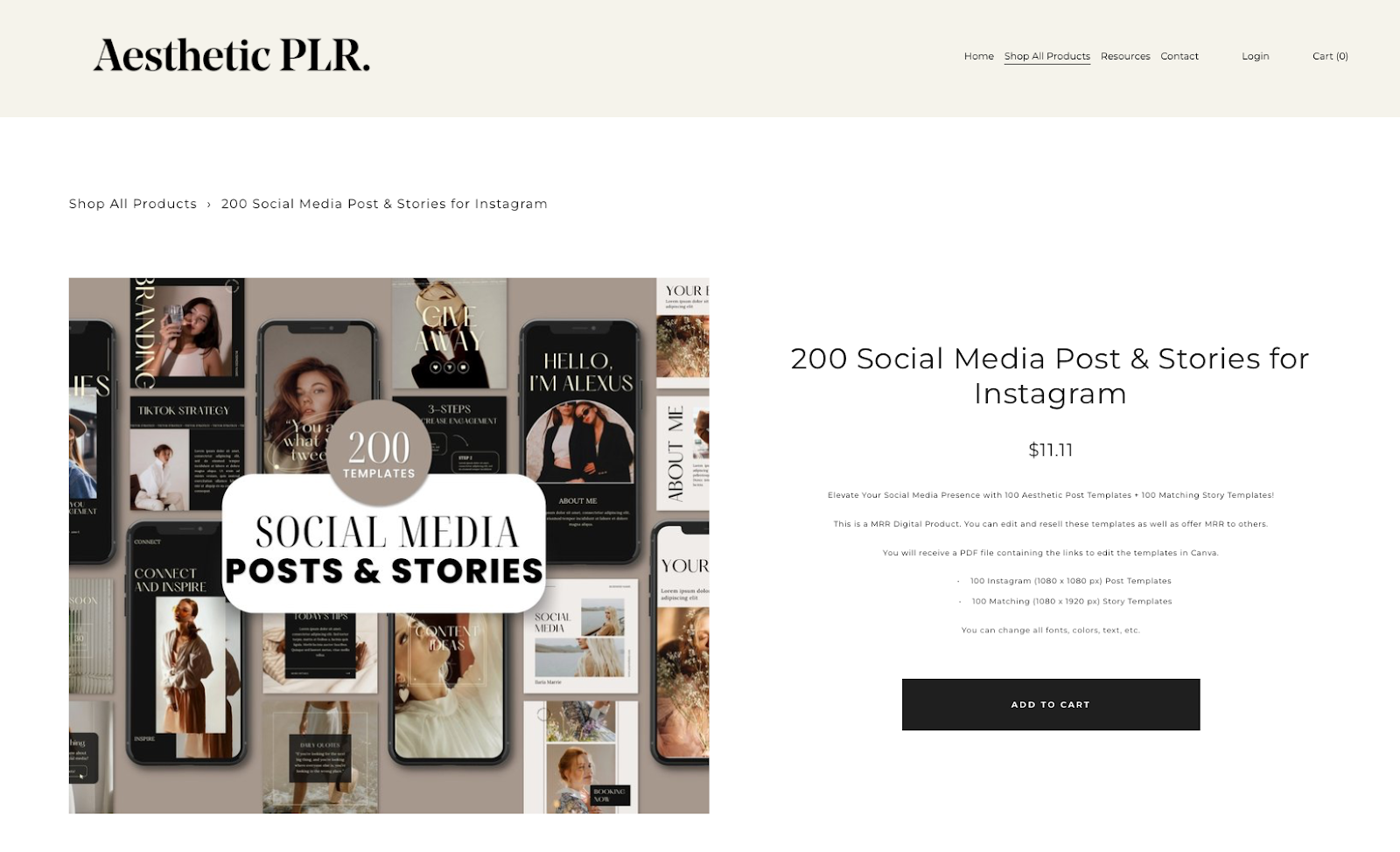 mrr social media content