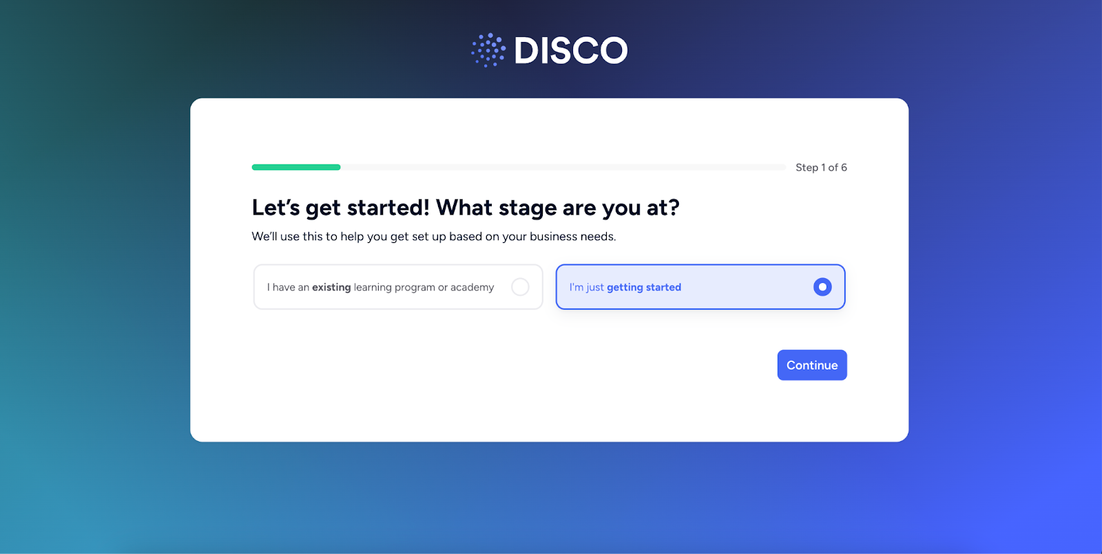 question 1 disco ai