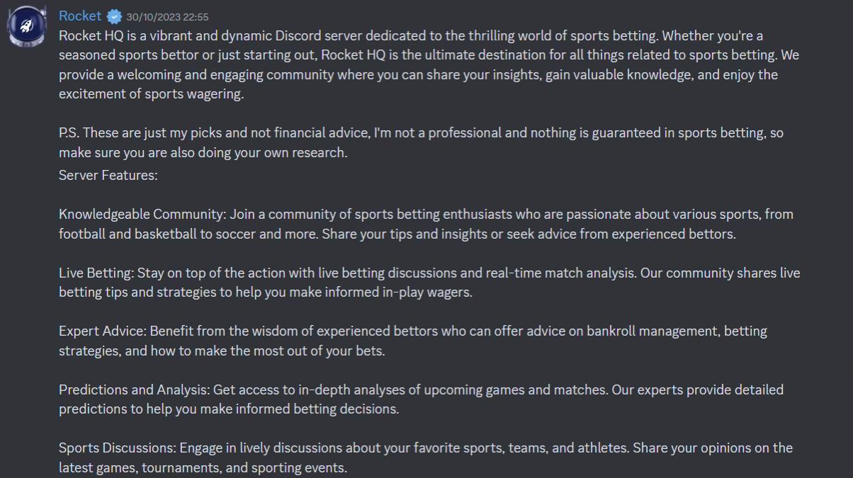 rocket discord