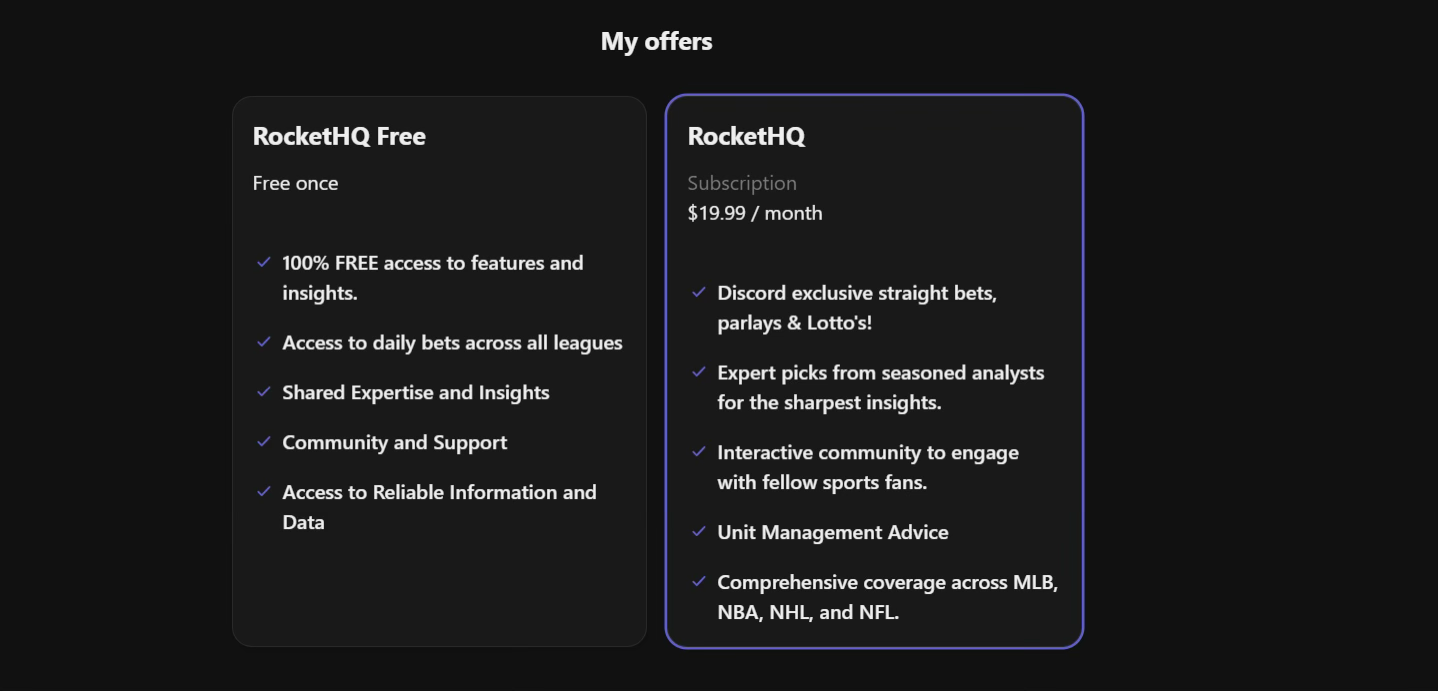 rocket membership