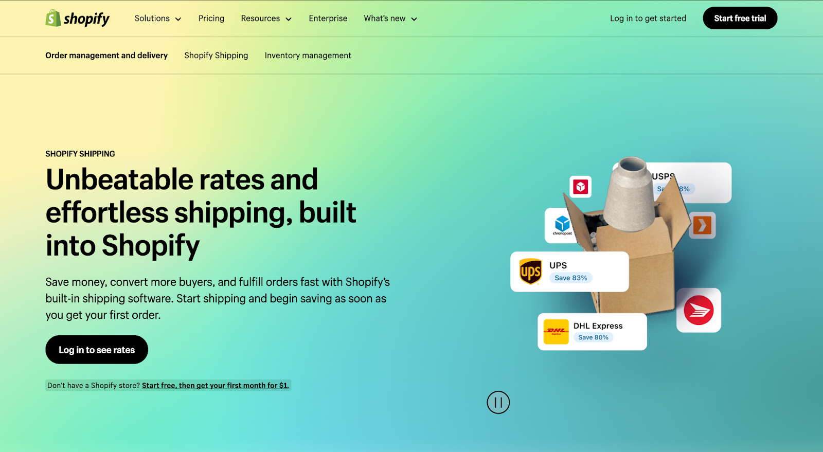 shopify shipping