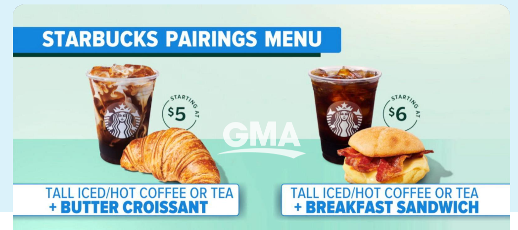 starbucks food pairing