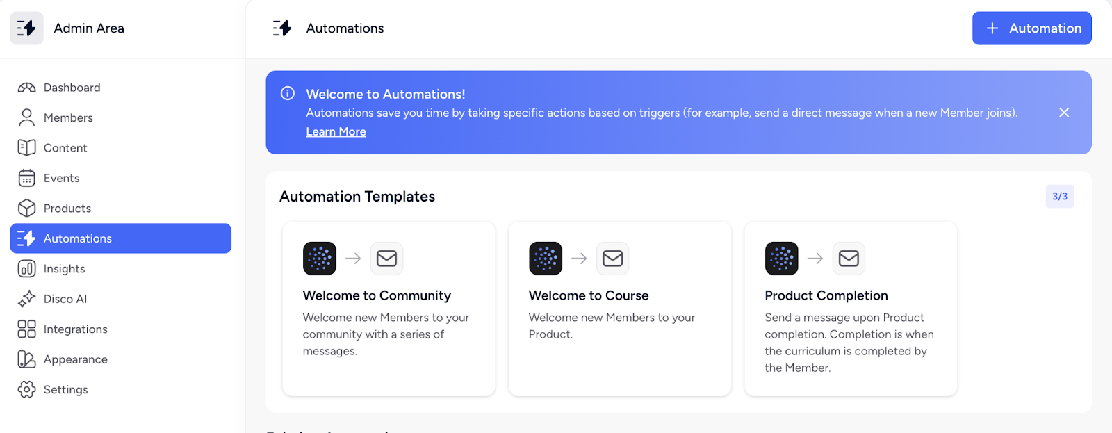 time saving automation disco ai