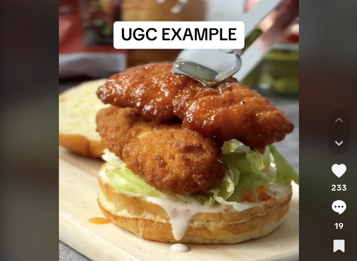 ugc foodie