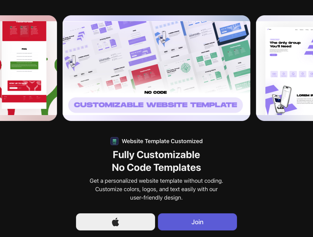 web templates