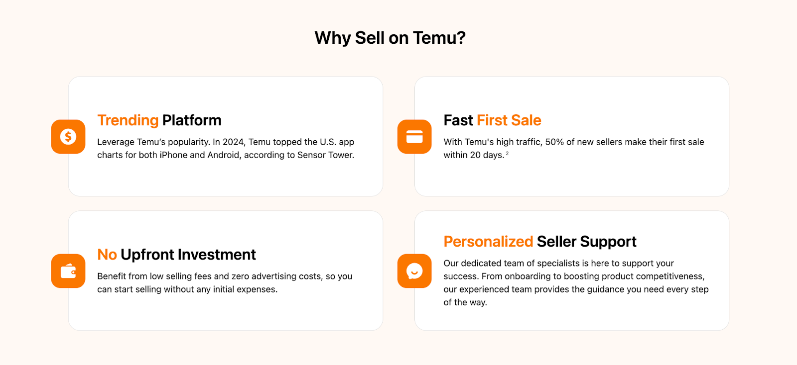 why sell on temu