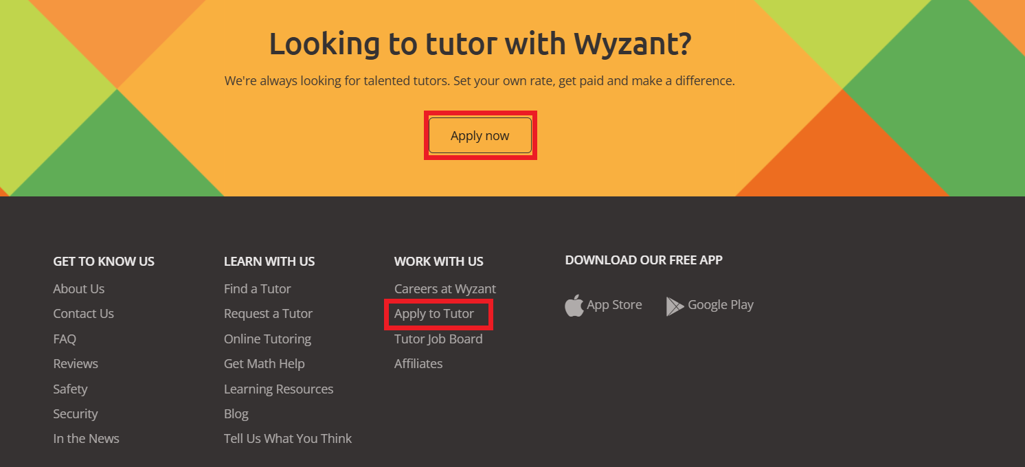 wyzant sign up