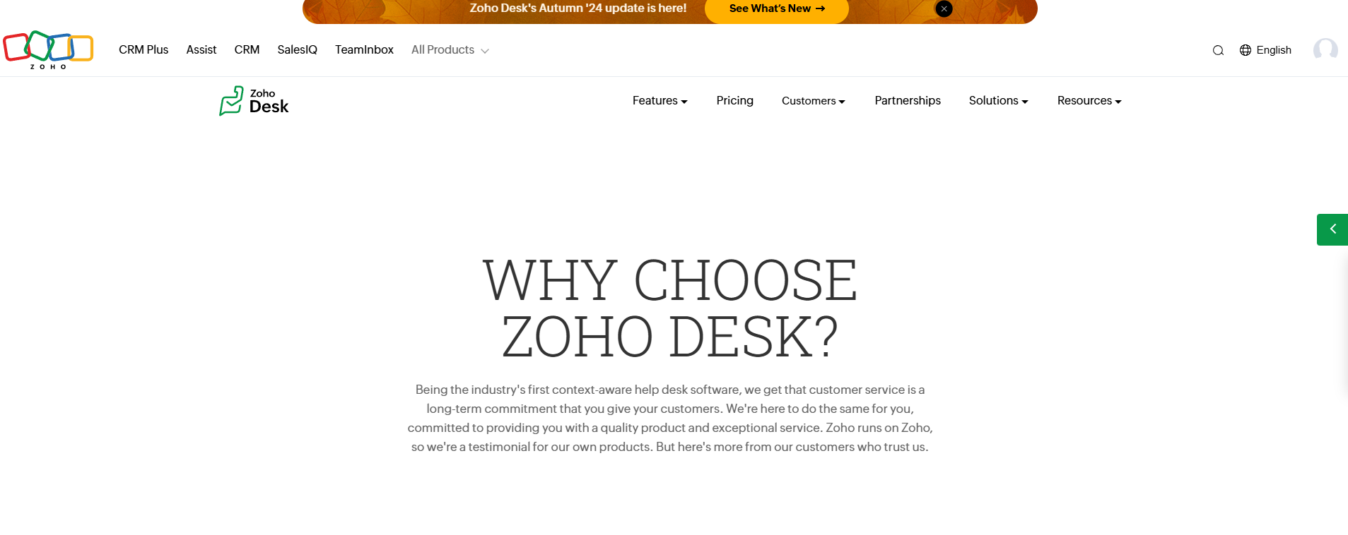 zoho desk