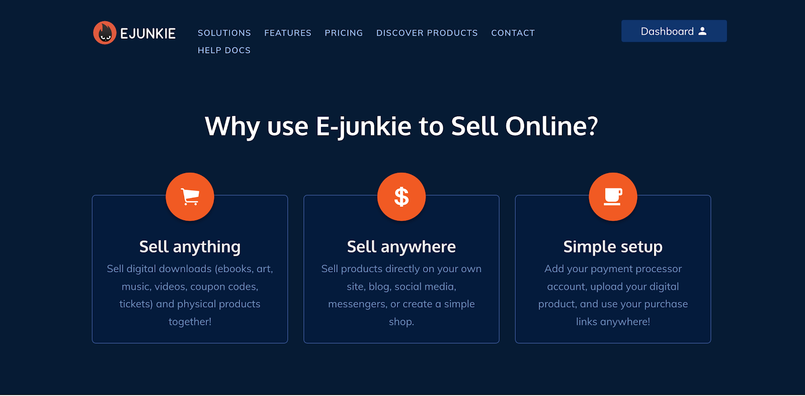 E-junkie to sell downloads