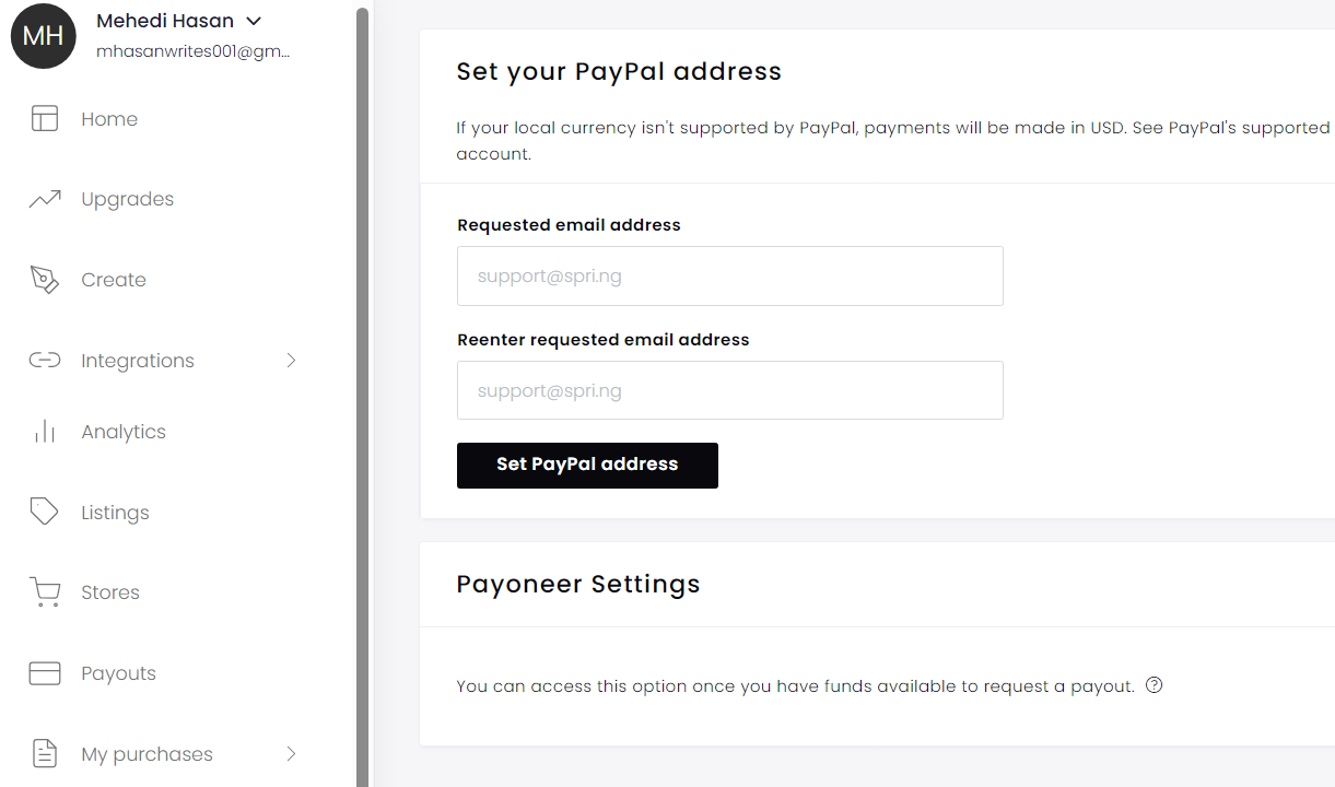 payment configuration