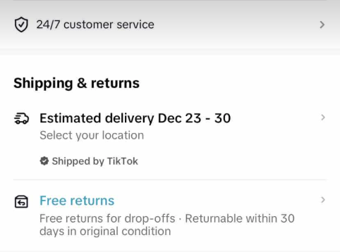 tiktok returns
