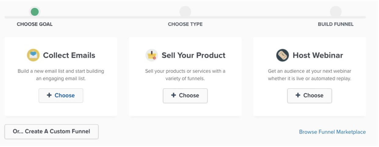clickfunnels goal