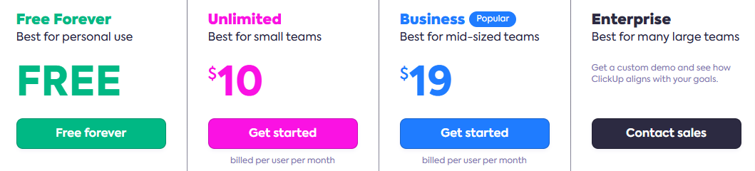 clickup cost