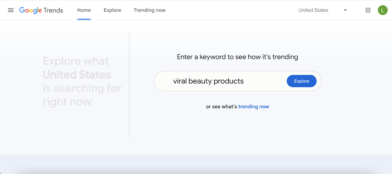 google trends