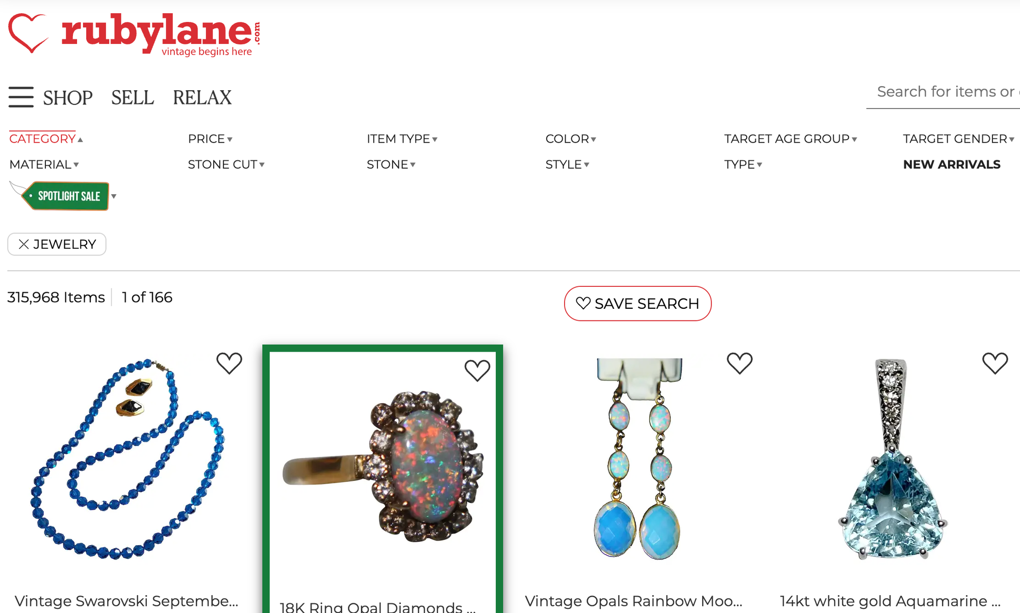 rubylane jewelry