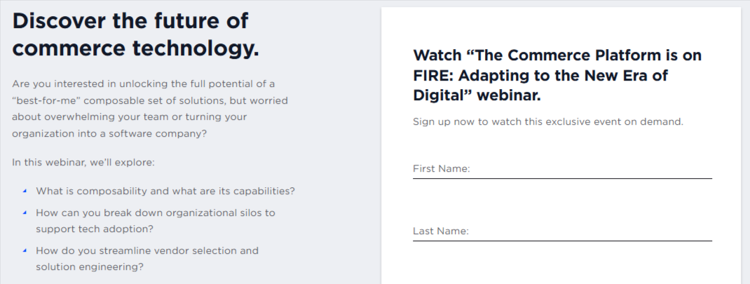 webinar bios