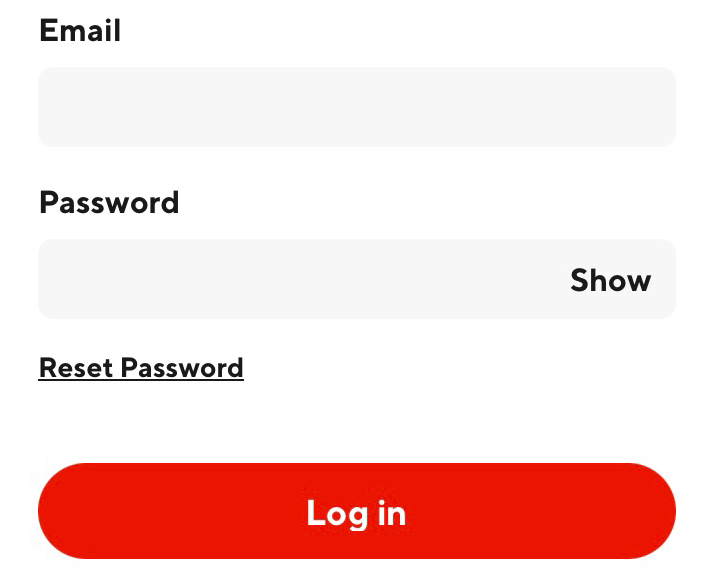dasher login